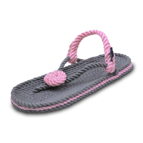 Flower Flop Grey Pink