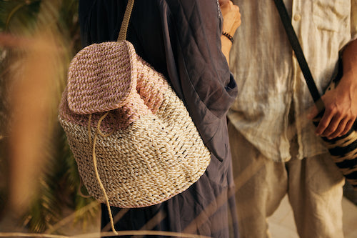 Back Pack  Camel- Black - Image 3