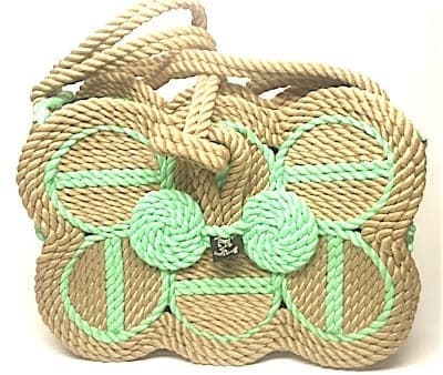 Small Two-Colored Rope Purse - Image 9